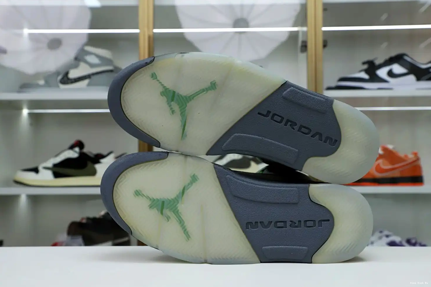 5 BEAN' 'GREEN JORDAN RETRO 2022 Kimikick AIR 0412